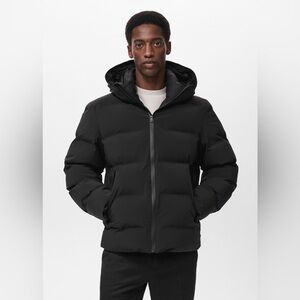 NWT MANGO Quilted Waterproof Anorak